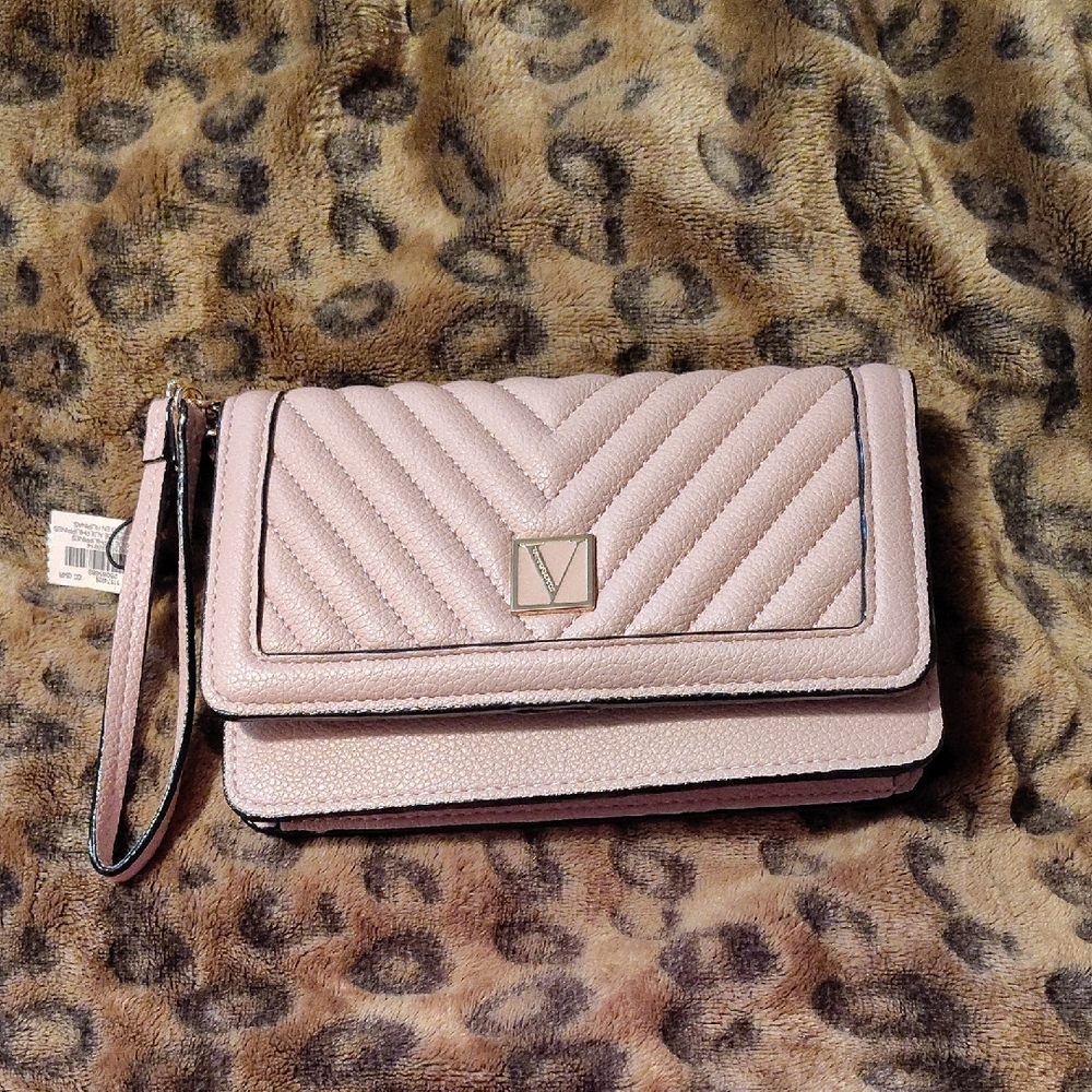Victoria's Secret Leather Wristlet Clutch